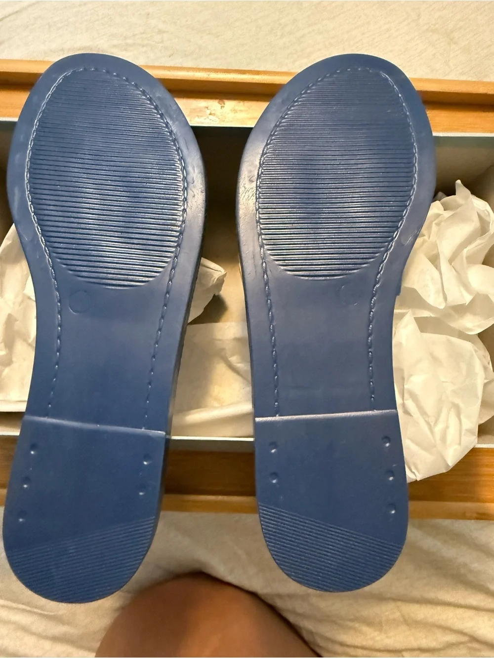 Seychelles Blue Suede Slide Mules NIB Women’s Size 7